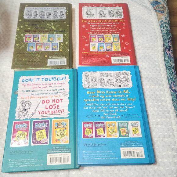 DORK DIARIES EUC SET OF 4 BOOKS - Picture 2 of 8